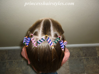 beaded hairstyle