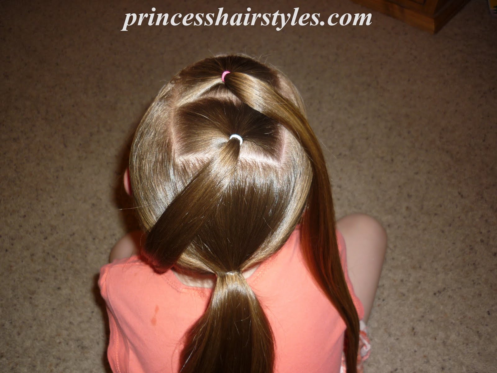 Ribbon Braided Ponytail Hairstyles For Girls Princess Hairstyles