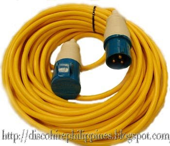 Extension leads for dj outdoor party venue hire