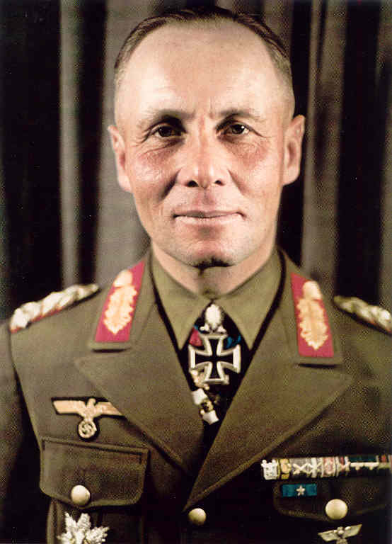 NAZI JERMAN Foto Berwarna Erwin Rommel
