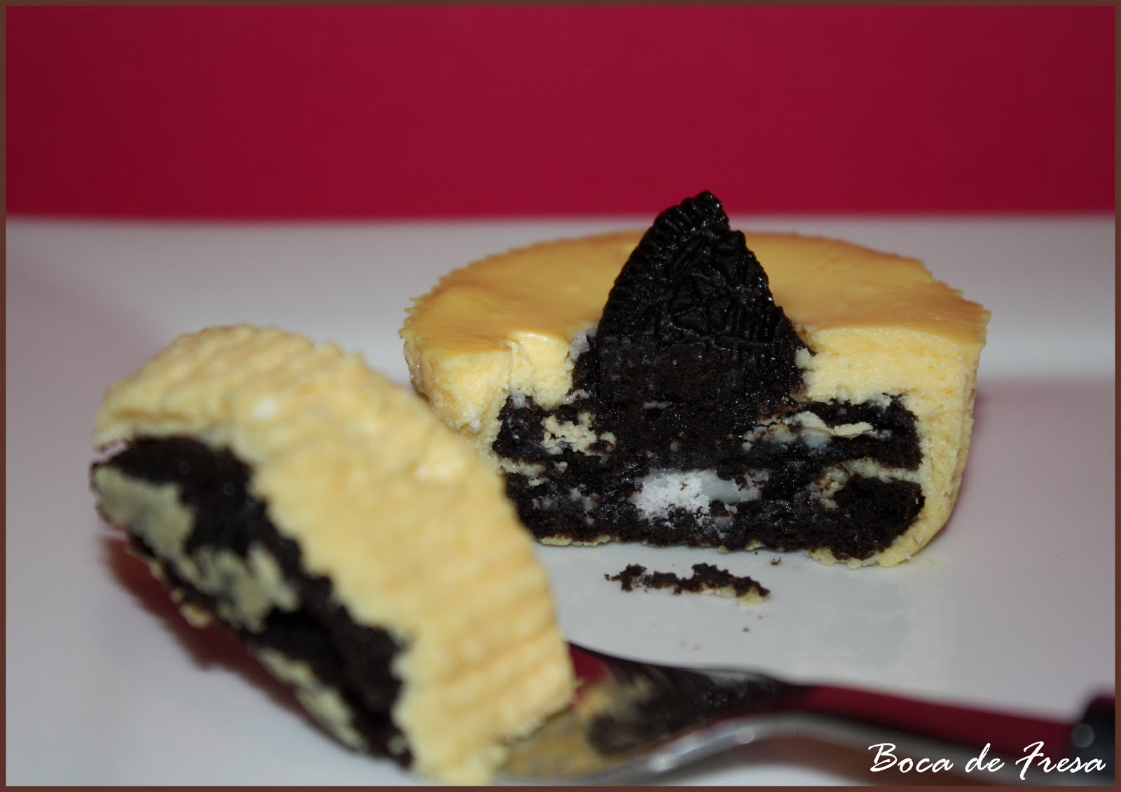 ♥ Boca de Fresa Oreo & Yogurt baby cheesecake