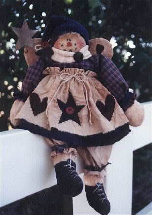 Boneca de pano com molde