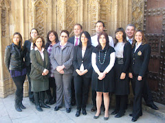 María A. junto a los compañeros de la Comisión Ejecutiva de la Sección de Mediación del ICAV