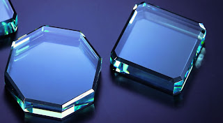 octagonal square paperweights