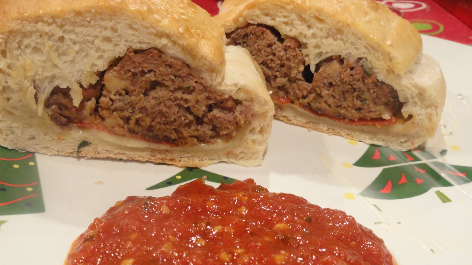 The OnCall Cook Meatball Calzone