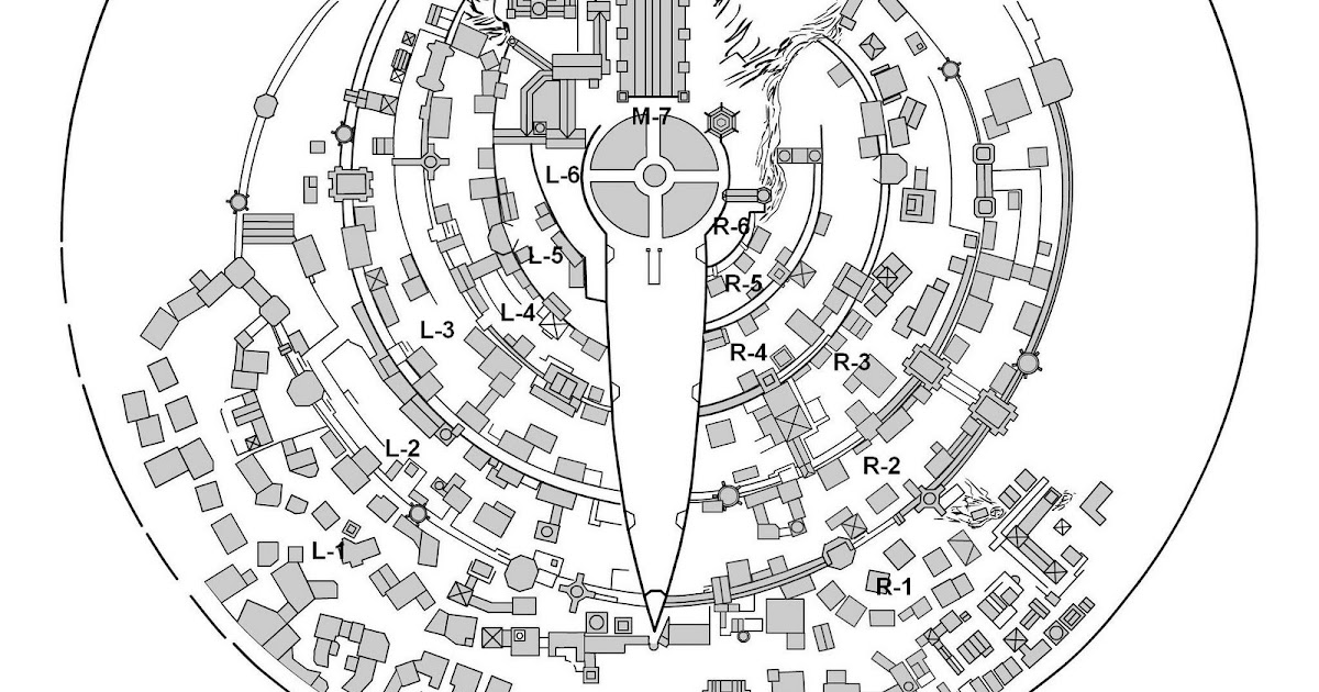 Minas Tirith Minecraft Schematic