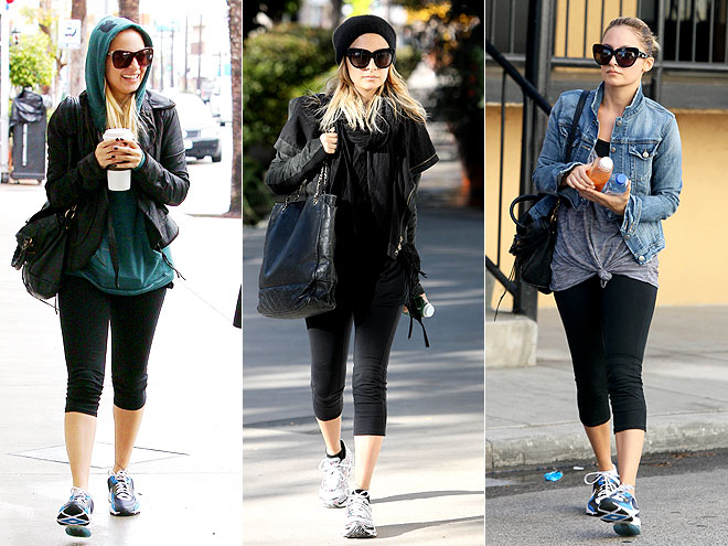 NICOLE RICHIE FASHION: In Nicole's closet: gym outfit