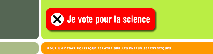 Je vote pour la science