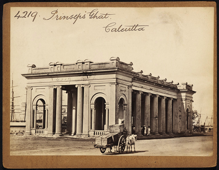 Prinsep's Ghat Calcutta (Kolkata) - Mid 19th Century