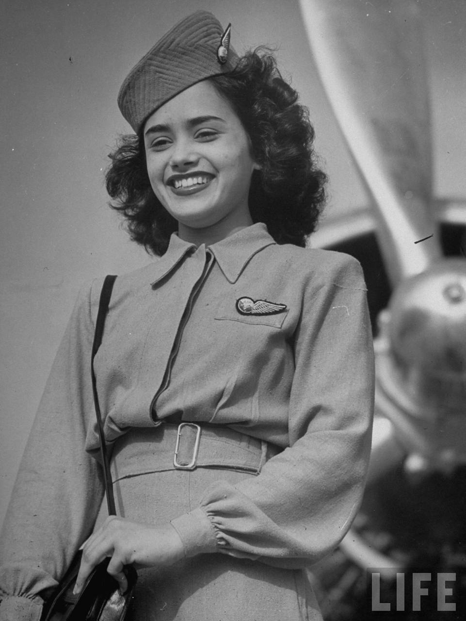 Air India flight attendant June Argent. Air India flight attendant June Argent.