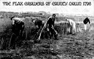 The flax growers of county Down where John May was from