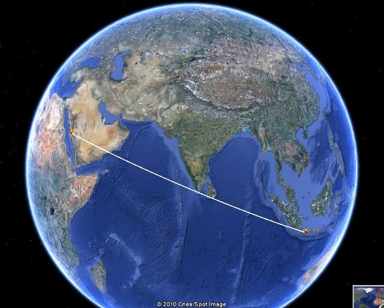 KIBLAT: Mencari Arah Kiblat Dengan Google Earth