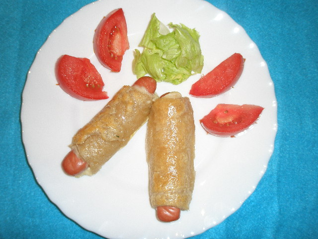  salchichas en hojaldre 