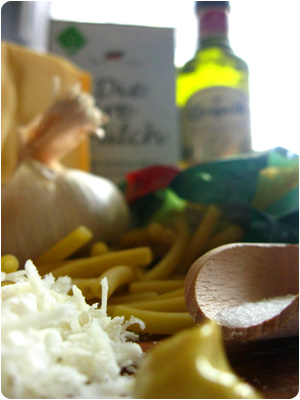Macaroni and Cheese, Mac n Cheese, Makkaroniauflauf, Zutaten, Käse, Olivenöl, Rezept, Selbermachen, Video