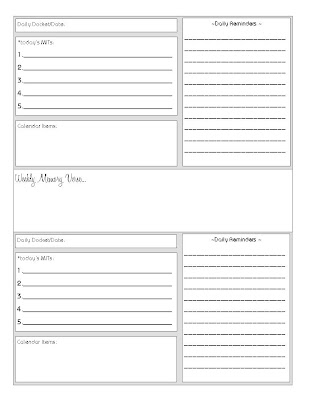 My Day by day Docket - 1+1+1\u003d1 image regarding Daily Docket Printable identified as My Day-to-day Docket - 1+1+1\u003d1