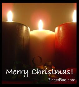 Bright and Giant candles with Merry Christmas wishes free Christmas Christian photo download