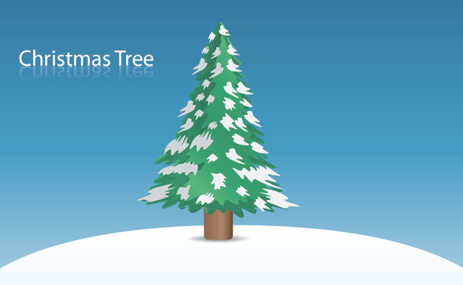 tree with snow clipart - photo #43