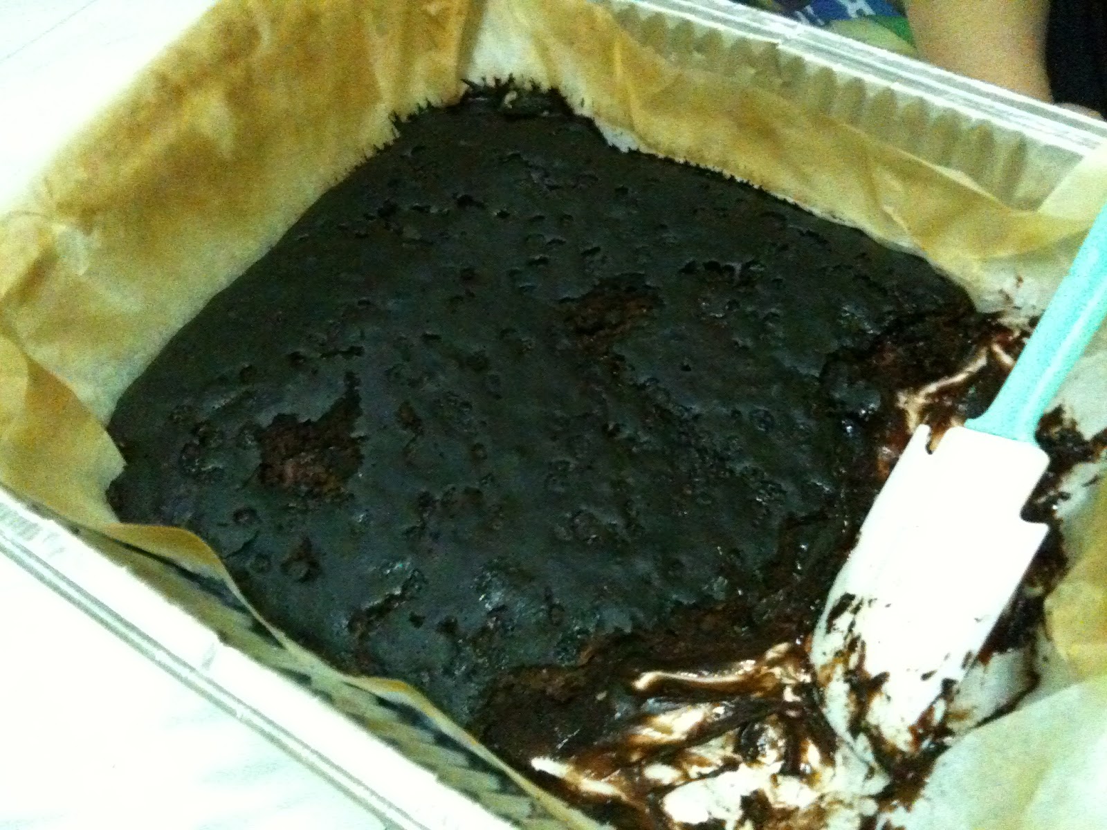 A Mom's Journey First Attempt to bake brownies FAILED