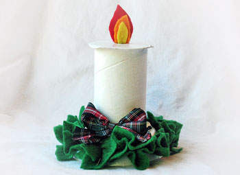 Ribbon Spool Candle