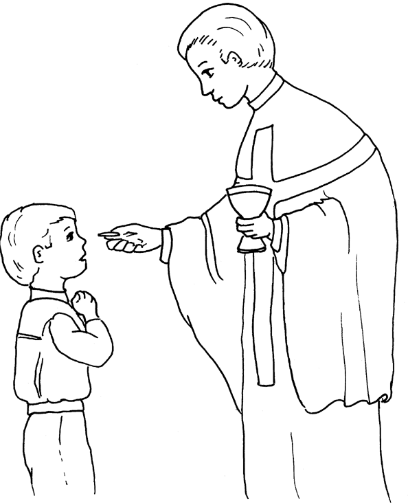 sacrament coloring pages for kids - photo #41