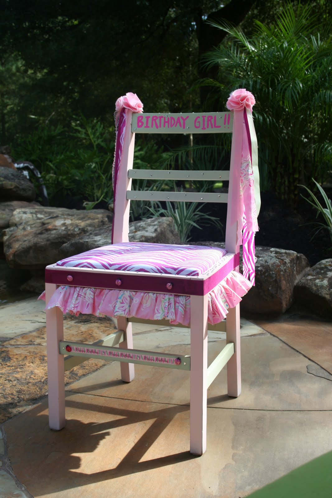The Freckled Bug: Birthday Chair