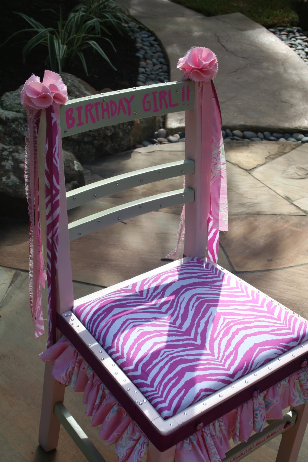 The Freckled Bug Birthday Chair