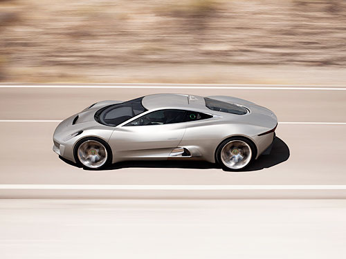 Jaguar's C-X75 Concept Show Paris