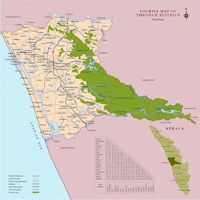 Thrissur Corporation Map – Map of District – GGNYU