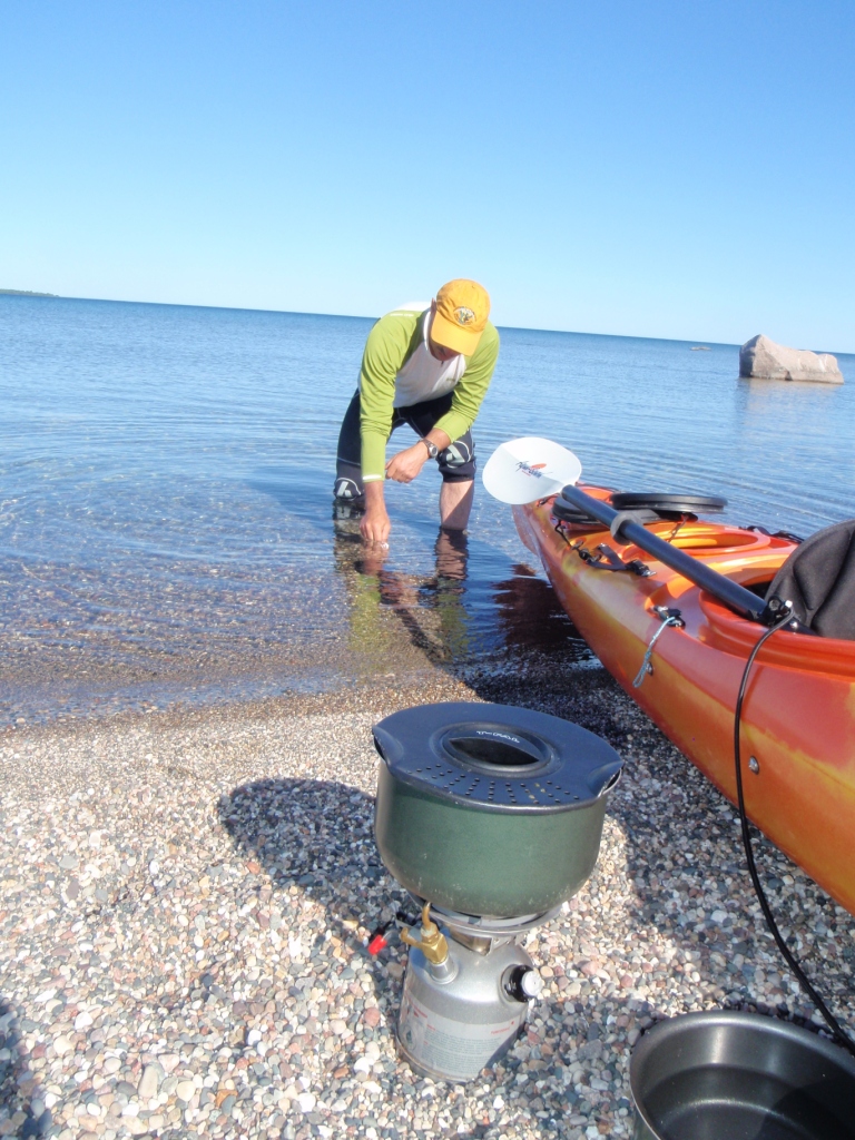 TerryLynnJohnson Kayaking the south shore of Manitoulin Island
