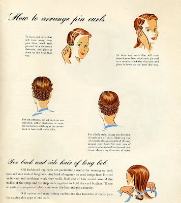 Beauty is a thing of the past: Pin Curls and How to Set Them