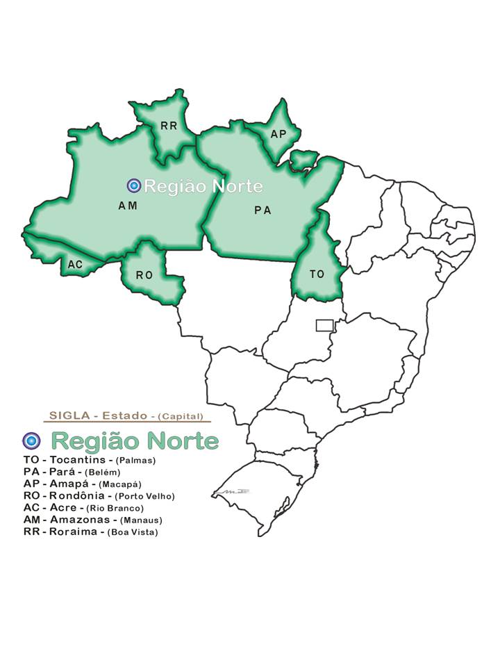 Porque Tocantins Foi Inserido Na Região Norte Do Brasil