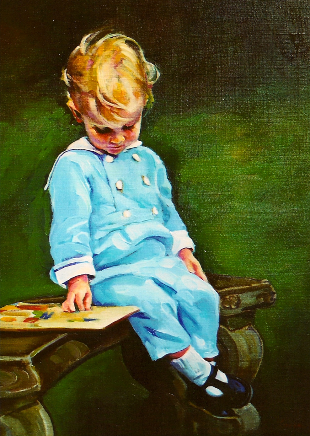 Mn Lucas Little Boy Blue And His Sister Then A Few Years Later She Called Me Again Yup Little I Posed Her On The Same Bench We Used In Brother S Portrait