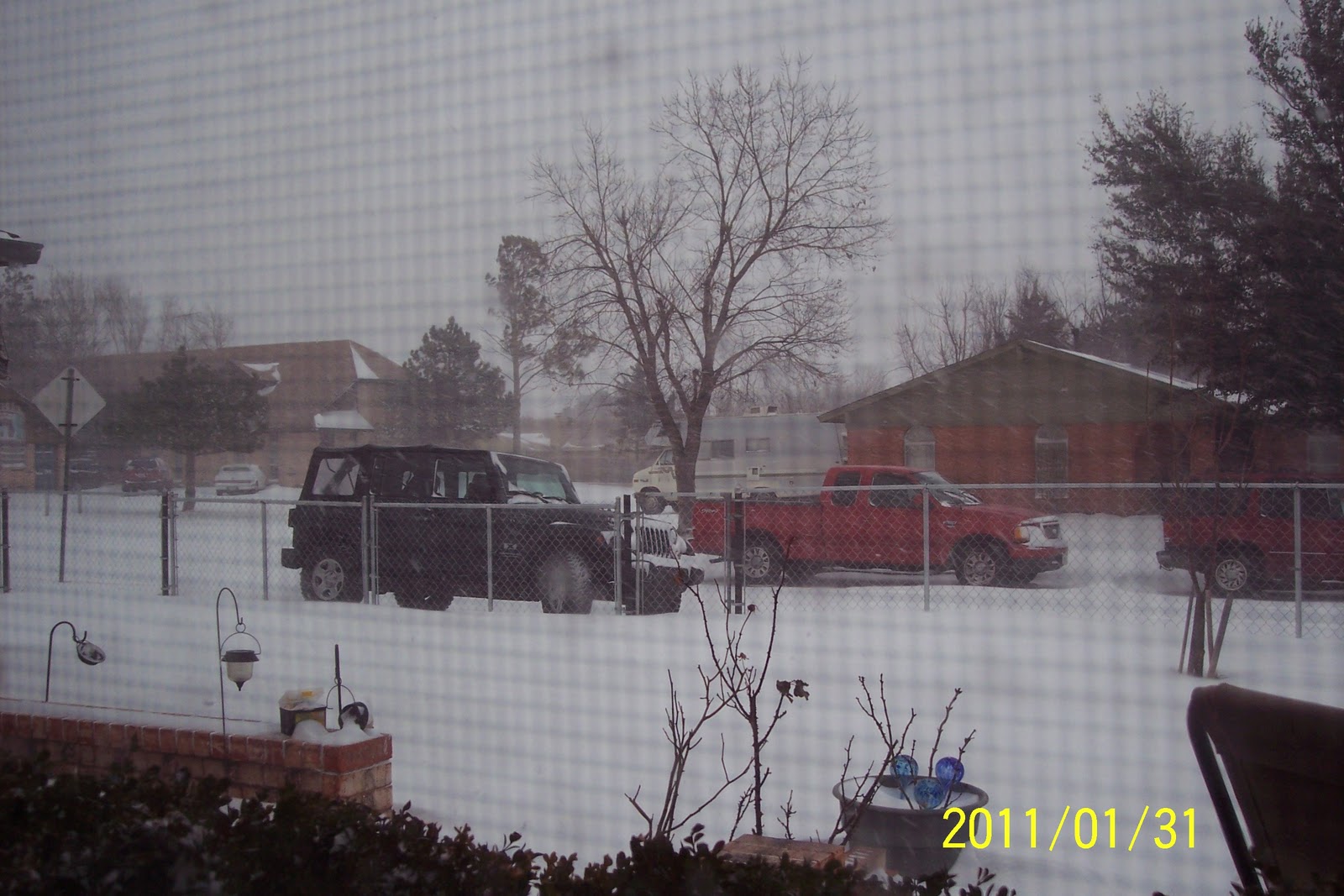 At Cristina's House: Snow day in Lawton OK