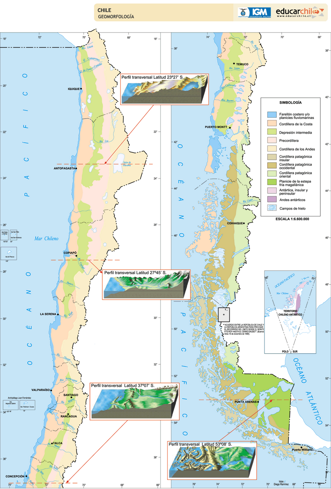 Mapa Geologico Chile