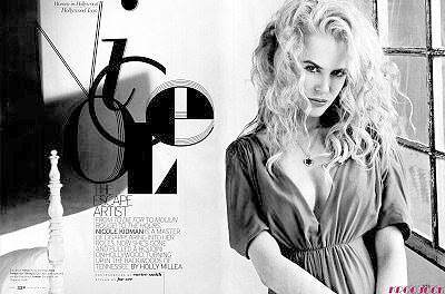 Nicole Kidman Elle Magazine