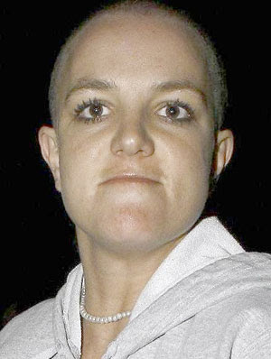 shaved Britany spears