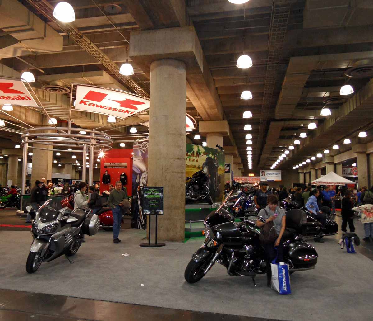 Riding the USA NY Motorcycle show