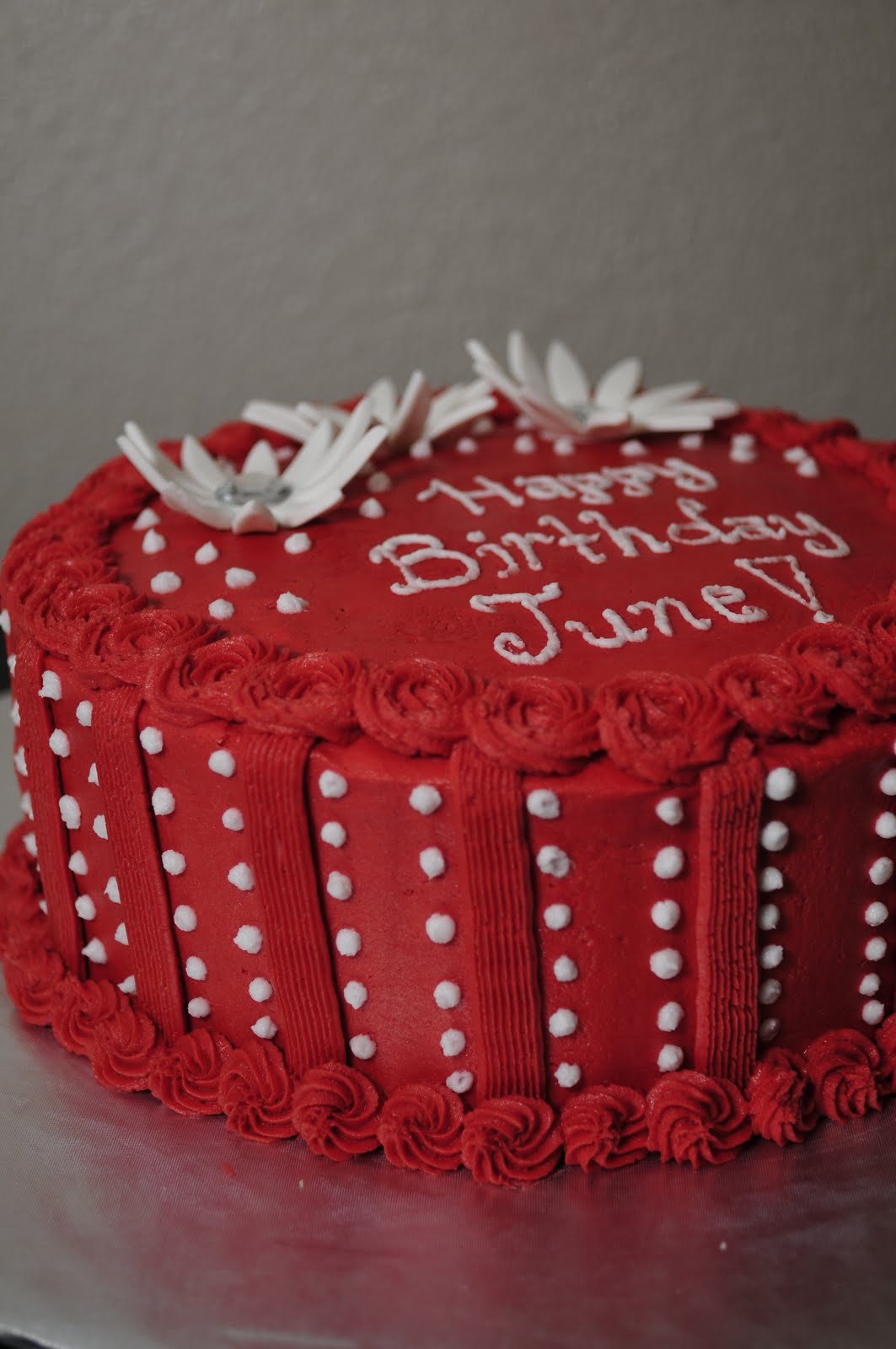 Lindsay's Custom Cakes June's Birthday Cake