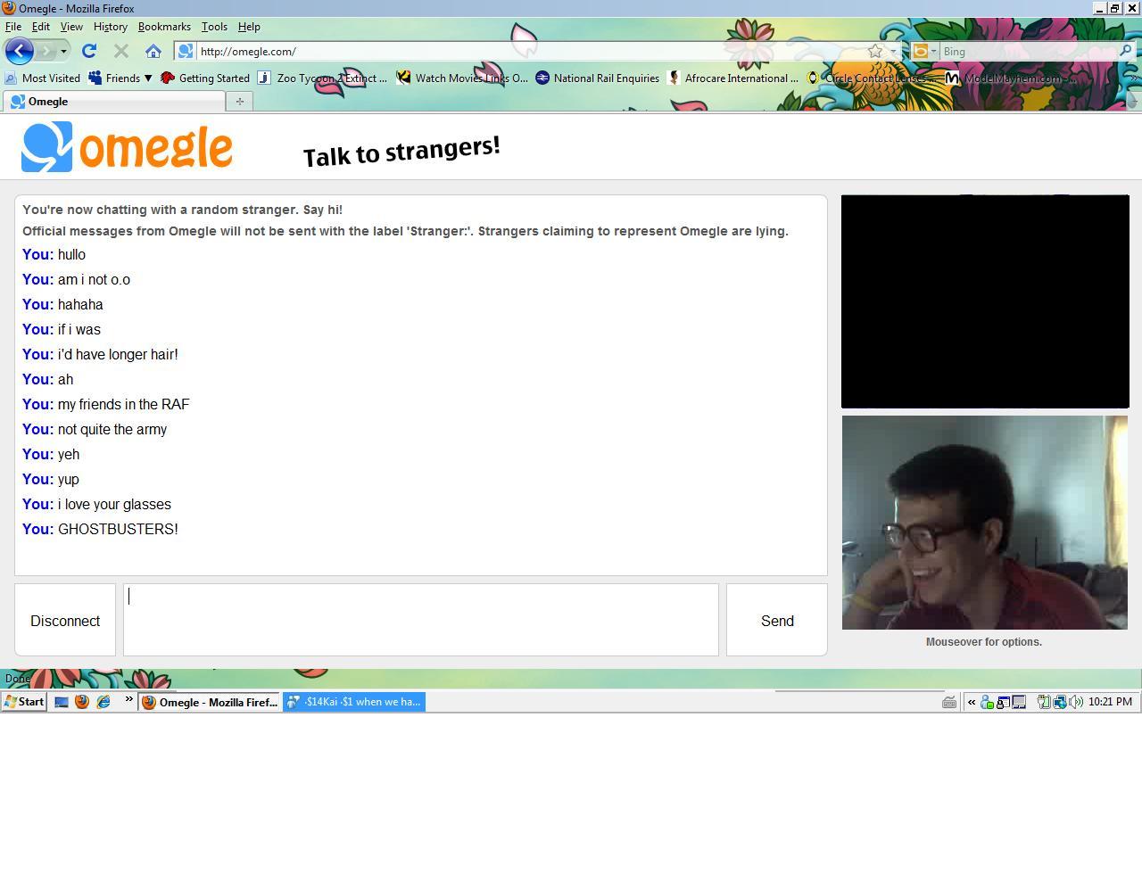 Strange Cakes Omegle Finds Me A Ghostbuster