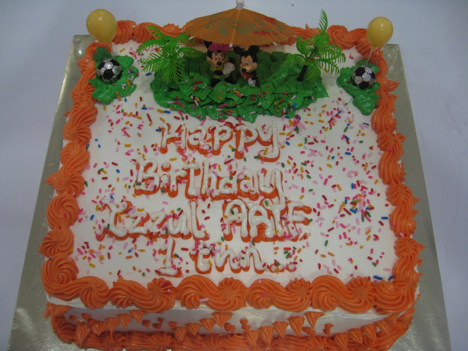 .: Happy 1st Birthday Izzul Arif