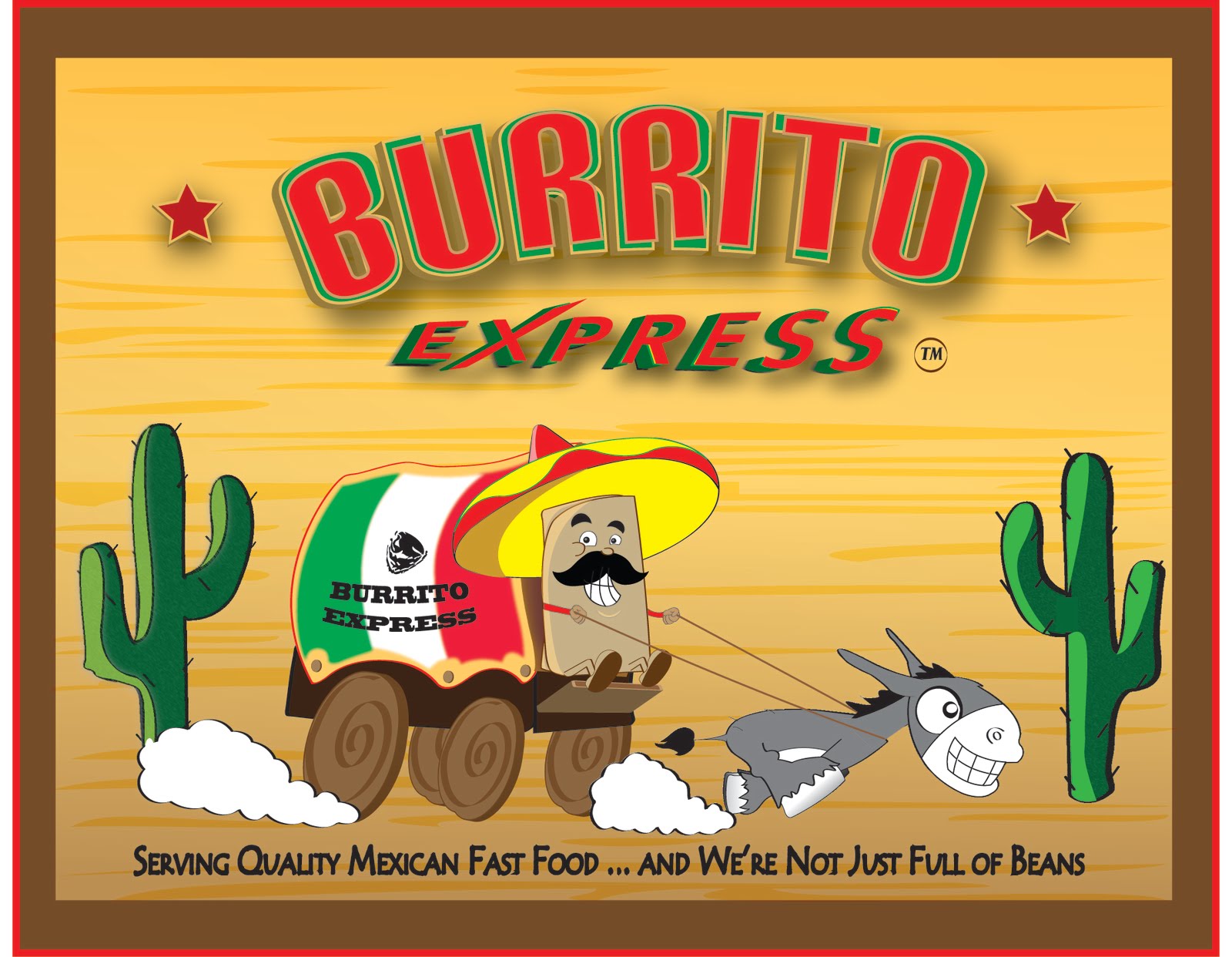 Beans 'n Rice Cartoons Burrito Express