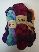 Yummy sock yarn by Fibra Natura