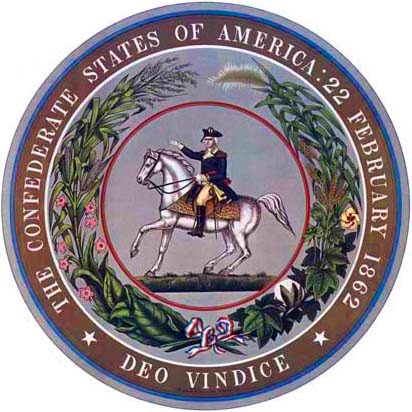 The Great Seal of the Confederate States of America (obverse)