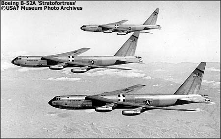 Boeing B-52A Stratofortresses