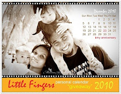LITTLE FINGERS Personal Calendar Giveaway 2010