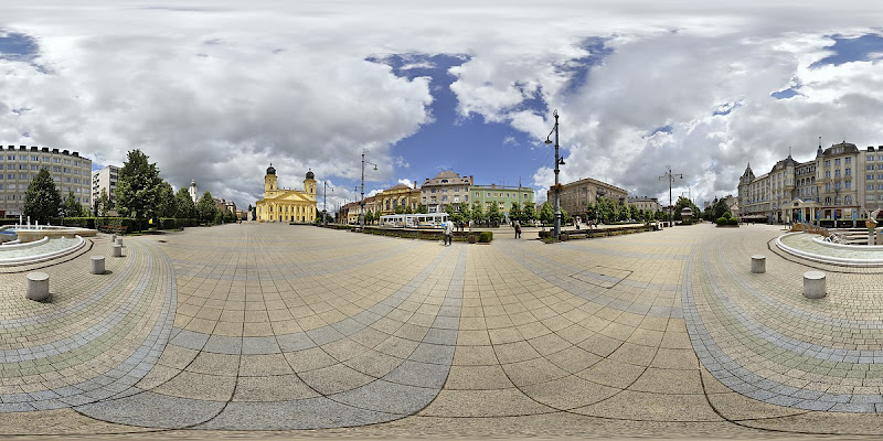 Debrecen Kossuth tér gömbpanoráma