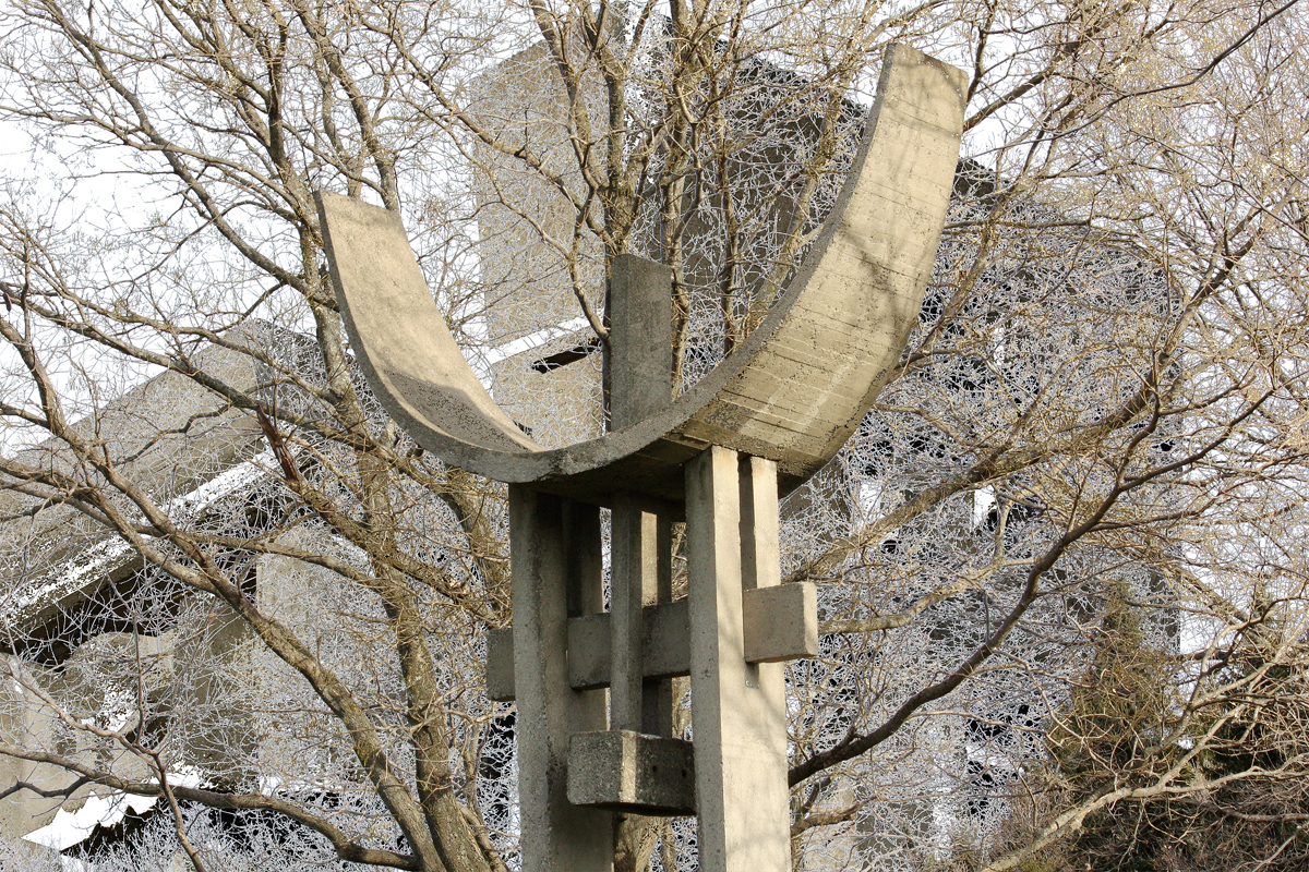 nancyridenourartist: Abstract Cement Sculptures