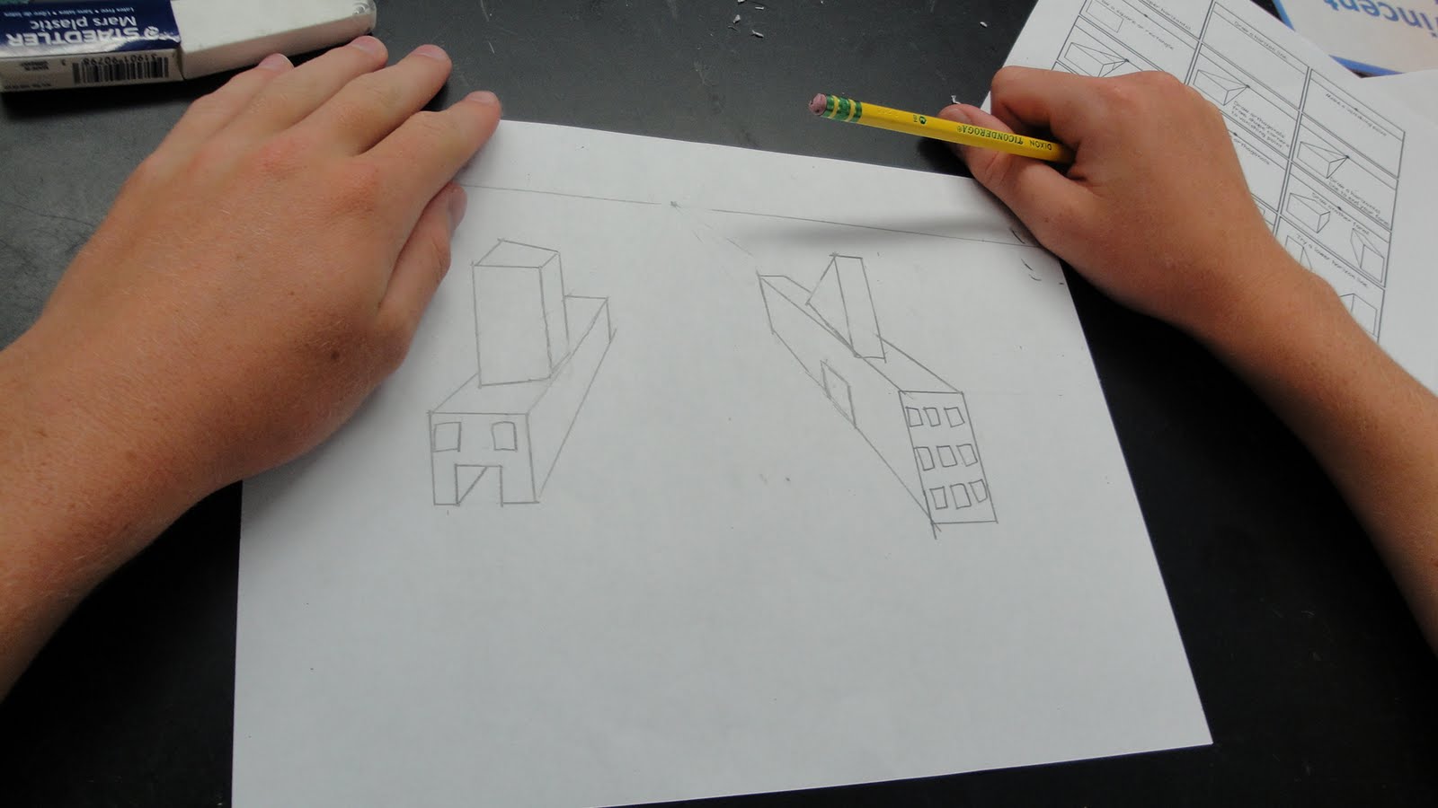 8th Grade One Point Perspective | Mrs. Hood's Art Room