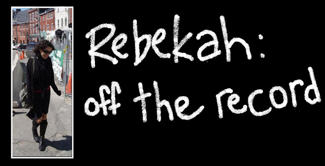 REBEKAH off the record