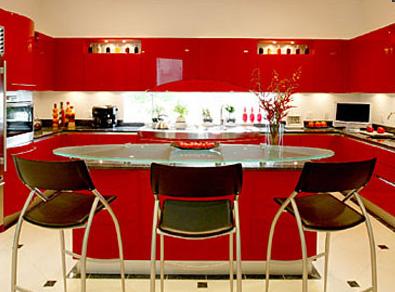Cabinets for Kitchen: Red Kitchen Cabinets
